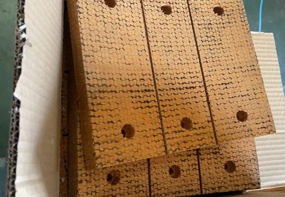 Olieputremblokken Materiaal Olieveldremblokken voor boormachines