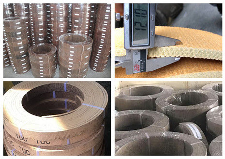 Landbouwtractor Geweven Remvoering Materiaal OEM Aangeboden Aangepaste Dikte Remvoering